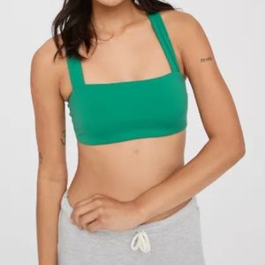 NWOT OFFLINE By Aerie Real Me Xtra Square Neck Sports Bra